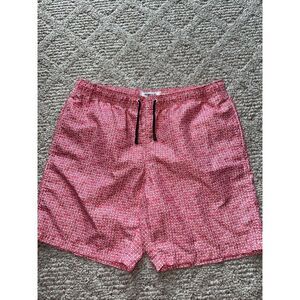 Crown & Ivy ROOSTER Swimwear Trunks Mens Size MEDIUM EUC